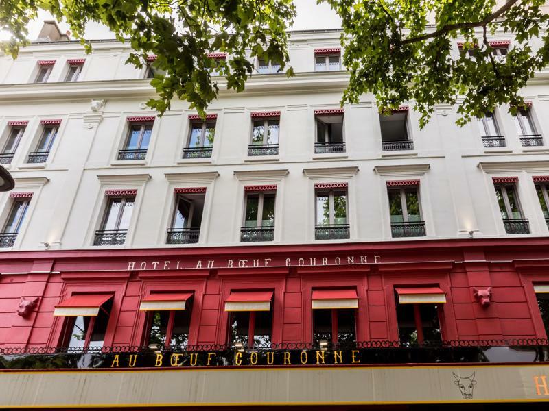 Hotel Restaurant Au Boeuf Couronne Париж Экстерьер фото
